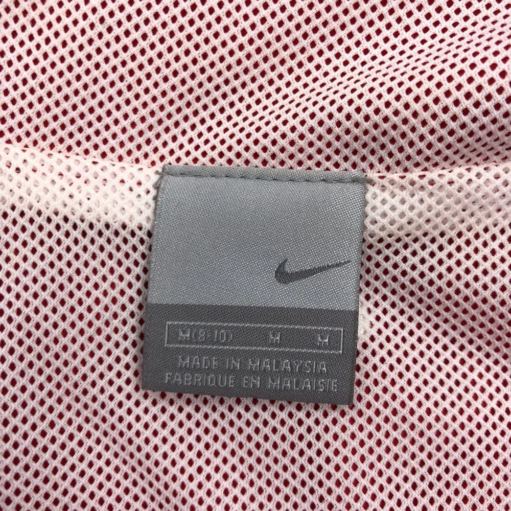 Nike Girls Red Tracksuit Set Jacket and Pants Size Medium 8-10 Vintage Y2K